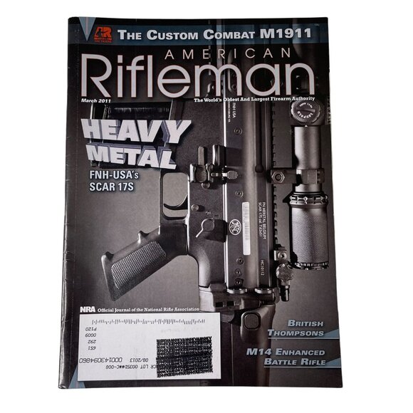 American Rifleman NRA Magazine March 2011 Vol 159 No 3 u National Rifle Associa - Picture 1 of 11
